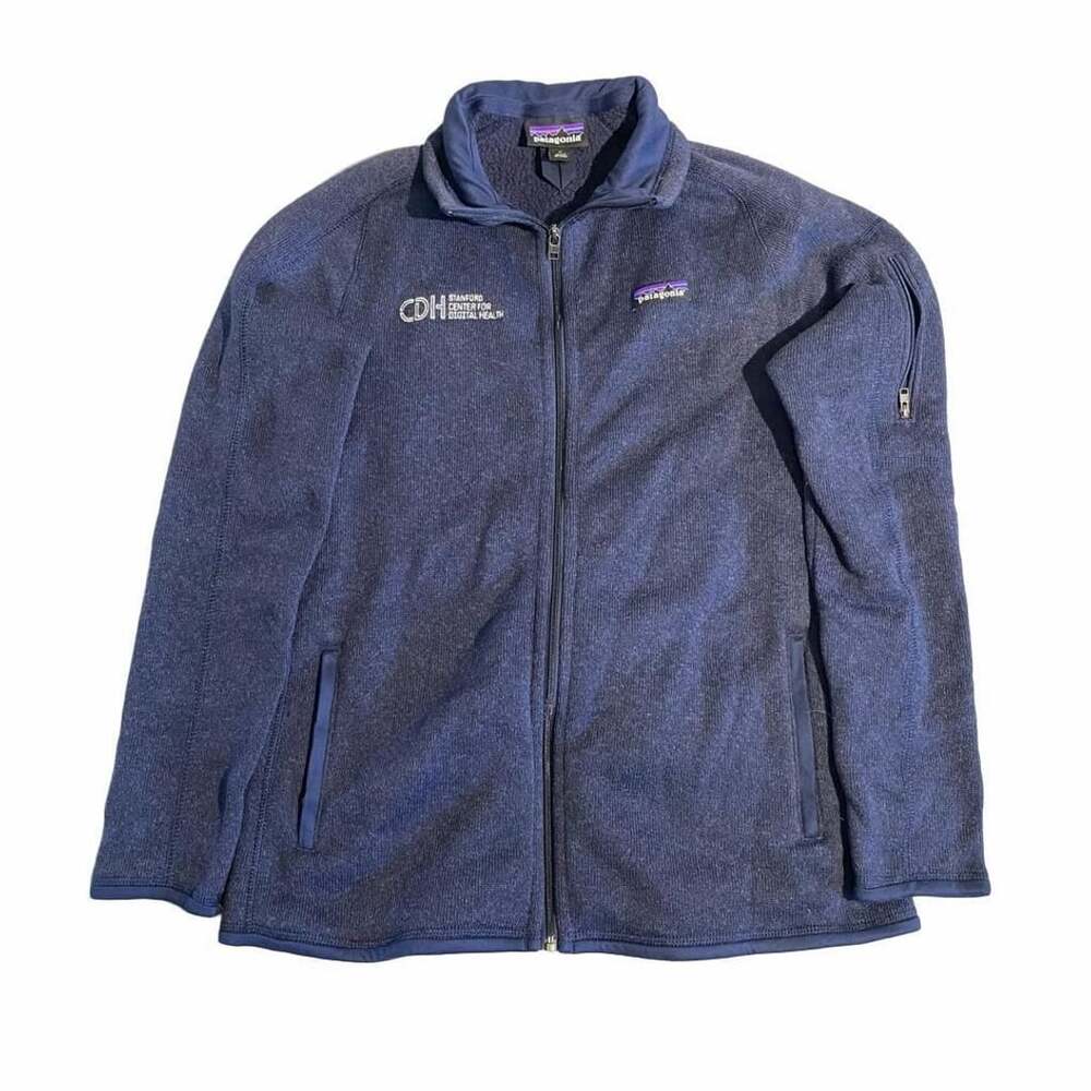 Patagonia Better Sweater Full Zip Jacket Size M Blue Fleece Stanford CDH